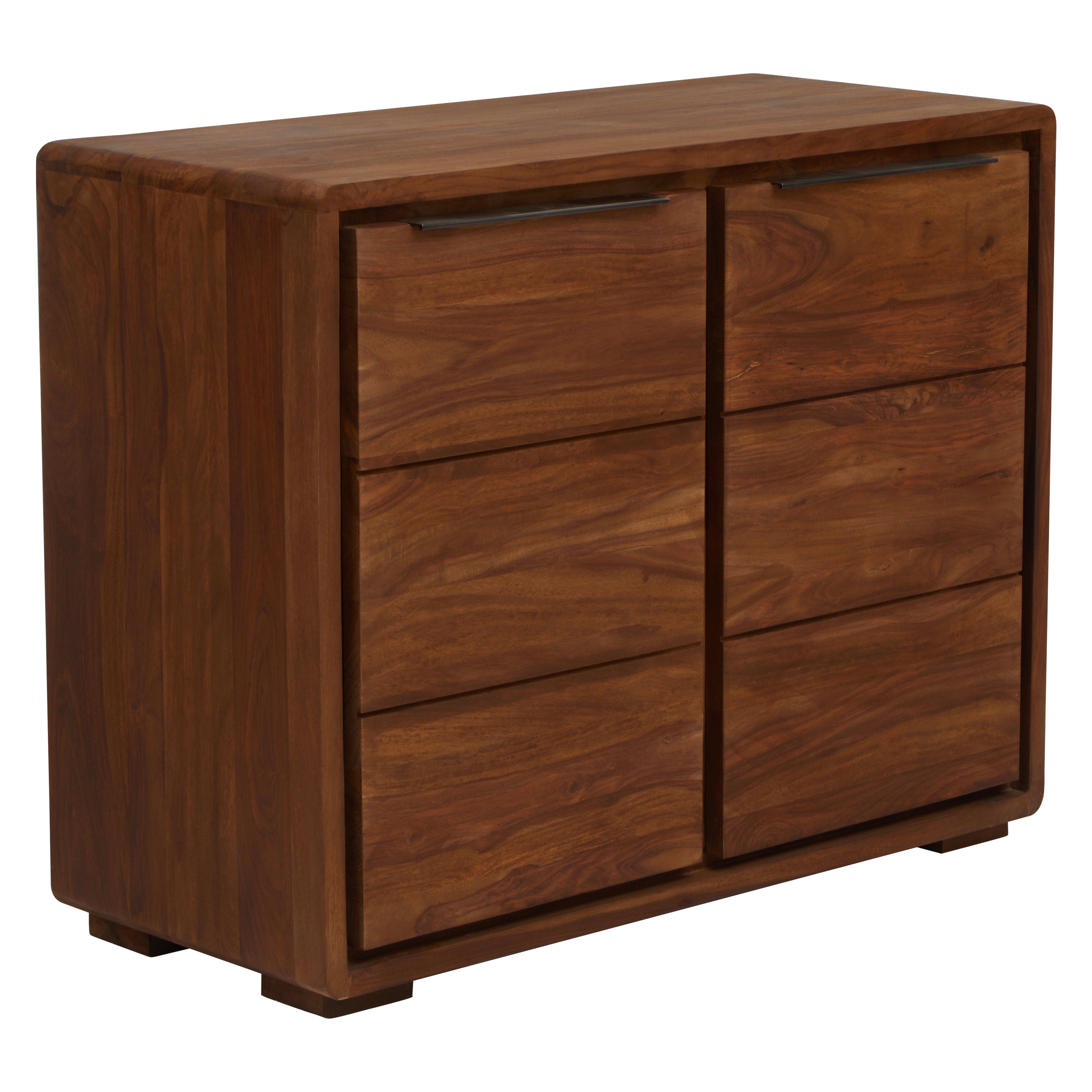 Indo Sheesham & Brown Acacia Wood Sideboard